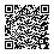 QR-koodi puhelinnumerolle +12057694344