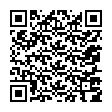 Código QR para número de teléfono +12057704907