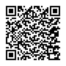 Código QR para número de teléfono +12057770473