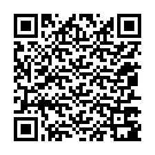 QR-koodi puhelinnumerolle +12057781854