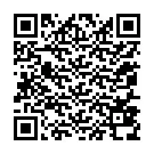 QR-koodi puhelinnumerolle +12057838704