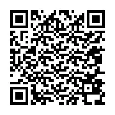 QR-koodi puhelinnumerolle +12057838712