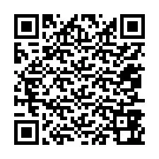 QR-код для номера телефона +12057862893