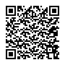 QR-Code für Telefonnummer +12057868643