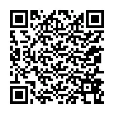 QR-koodi puhelinnumerolle +12057868644