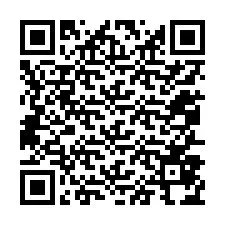 QR-код для номера телефона +12057874763