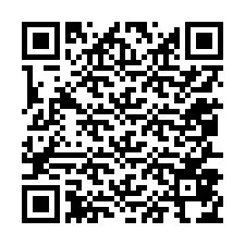 Código QR para número de teléfono +12057874766