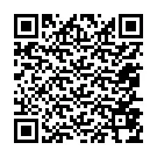 Código QR para número de telefone +12057874767