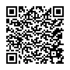 Código QR para número de telefone +12057874769