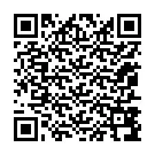 QR-koodi puhelinnumerolle +12057896455