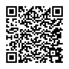 Código QR para número de teléfono +12057896456