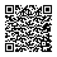 Código QR para número de teléfono +12058001287