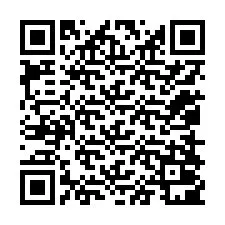 Kode QR untuk nomor Telepon +12058001289