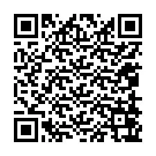 Código QR para número de teléfono +12058067412