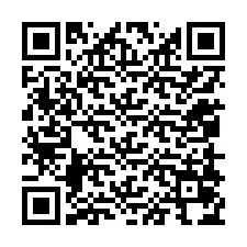 QR-koodi puhelinnumerolle +12058074446