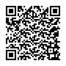 Código QR para número de telefone +12058163028