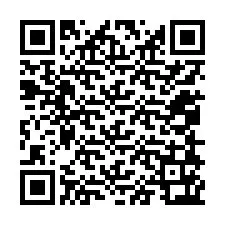 QR-koodi puhelinnumerolle +12058163033