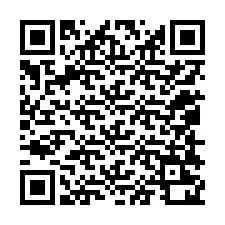 Código QR para número de teléfono +12058220478