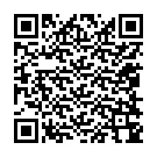 QR-koodi puhelinnumerolle +12058344226