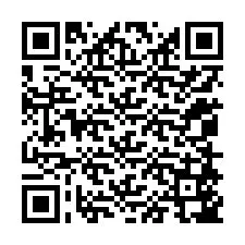 QR-код для номера телефона +12058547090