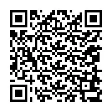 QR-koodi puhelinnumerolle +12058637012