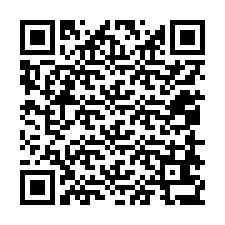 Código QR para número de teléfono +12058637013