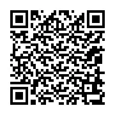 Código QR para número de telefone +12058637015