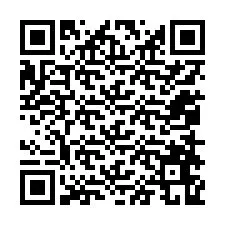 QR kód a telefonszámhoz +12058669787