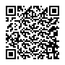 QR-koodi puhelinnumerolle +12058669790