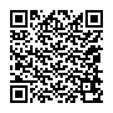 QR код за телефонен номер +12058670474