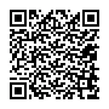 Kode QR untuk nomor Telepon +12058676057