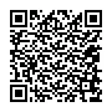 QR-koodi puhelinnumerolle +12058676073