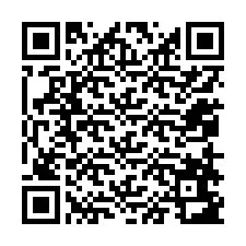 Código QR para número de teléfono +12058683707