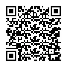 Código QR para número de telefone +12058701259