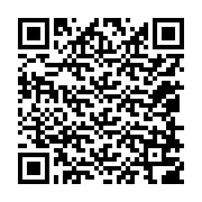 Código QR para número de teléfono +12058706229