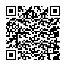 Kode QR untuk nomor Telepon +12058706246