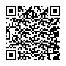 QR Code สำหรับหมายเลขโทรศัพท์ +12058706356