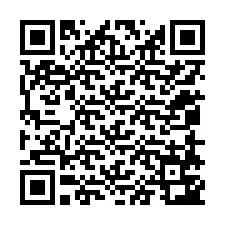 Kod QR dla numeru telefonu +12058743404