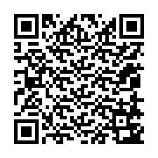 Codice QR per il numero di telefono +12058743405