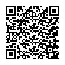 Kode QR untuk nomor Telepon +12058743408