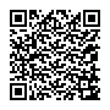 QR Code pour le numéro de téléphone +12058743410