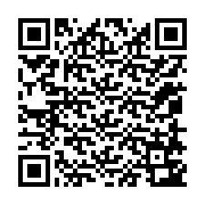 Código QR para número de telefone +12058743411