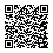 QR-код для номера телефона +12058743413