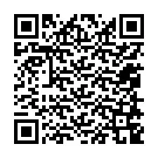 Código QR para número de teléfono +12058749067