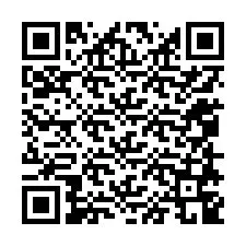 QR Code pour le numéro de téléphone +12058749072