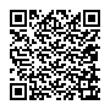 Código QR para número de teléfono +12058763186