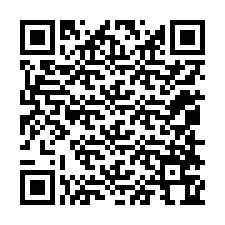Codice QR per il numero di telefono +12058764671