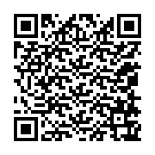 QR код за телефонен номер +12058767534