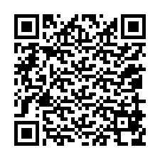 Código QR para número de telefone +12059878448