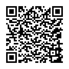 Código QR para número de teléfono +12059983818